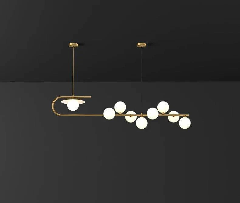 Luminaire Suspension verre transparent – Référence : Mélian8472- - Nexa Lights