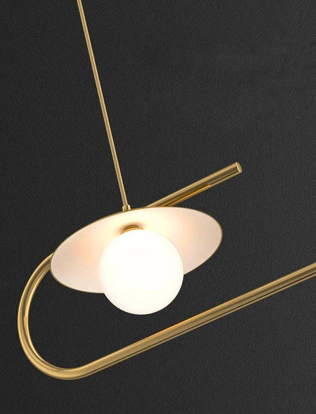 Luminaire Suspension verre transparent – Référence : Mélian8472- - Nexa Lights