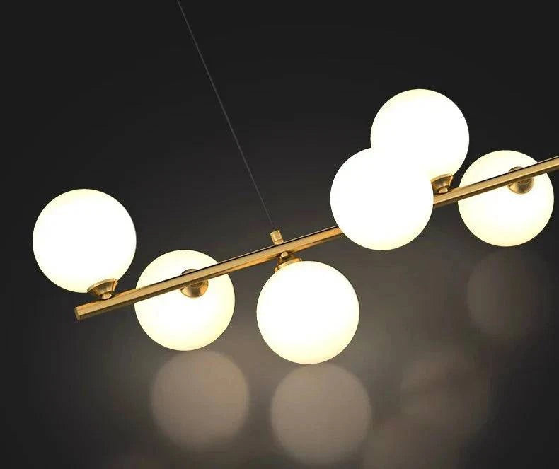 Luminaire Suspension verre transparent – Référence : Mélian8472- - Nexa Lights