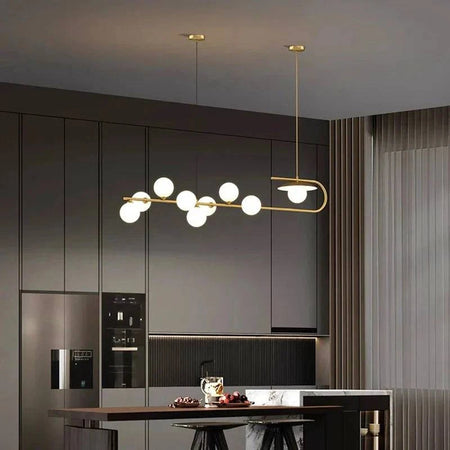 Luminaire Suspension verre transparent – Référence : Mélian8472- - Nexa Lights