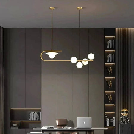 Luminaire Suspension verre transparent – Référence : Mélian8472- - Nexa Lights