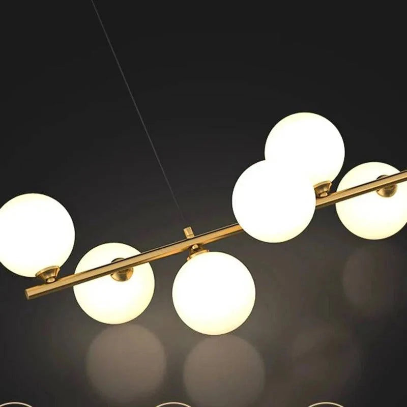 Luminaire Suspension verre transparent – Référence : Mélian8472- - Nexa Lights