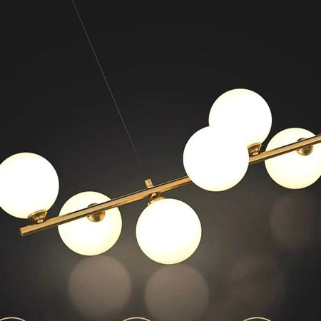 Luminaire Suspension verre transparent – Référence : Mélian8472- - Nexa Lights