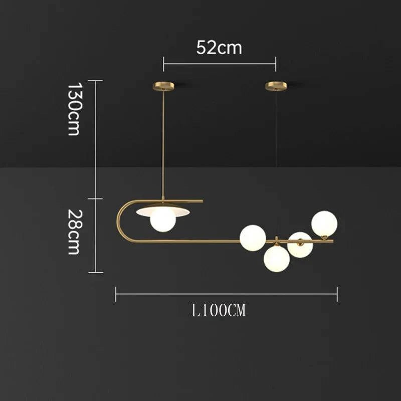 Luminaire Suspension verre transparent – Référence : Mélian8472- - Nexa Lights