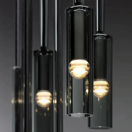Luminaire Suspension verre transparent et métal – Référence : Ilaris2748-Luminaire Suspendu - Nexa Lights