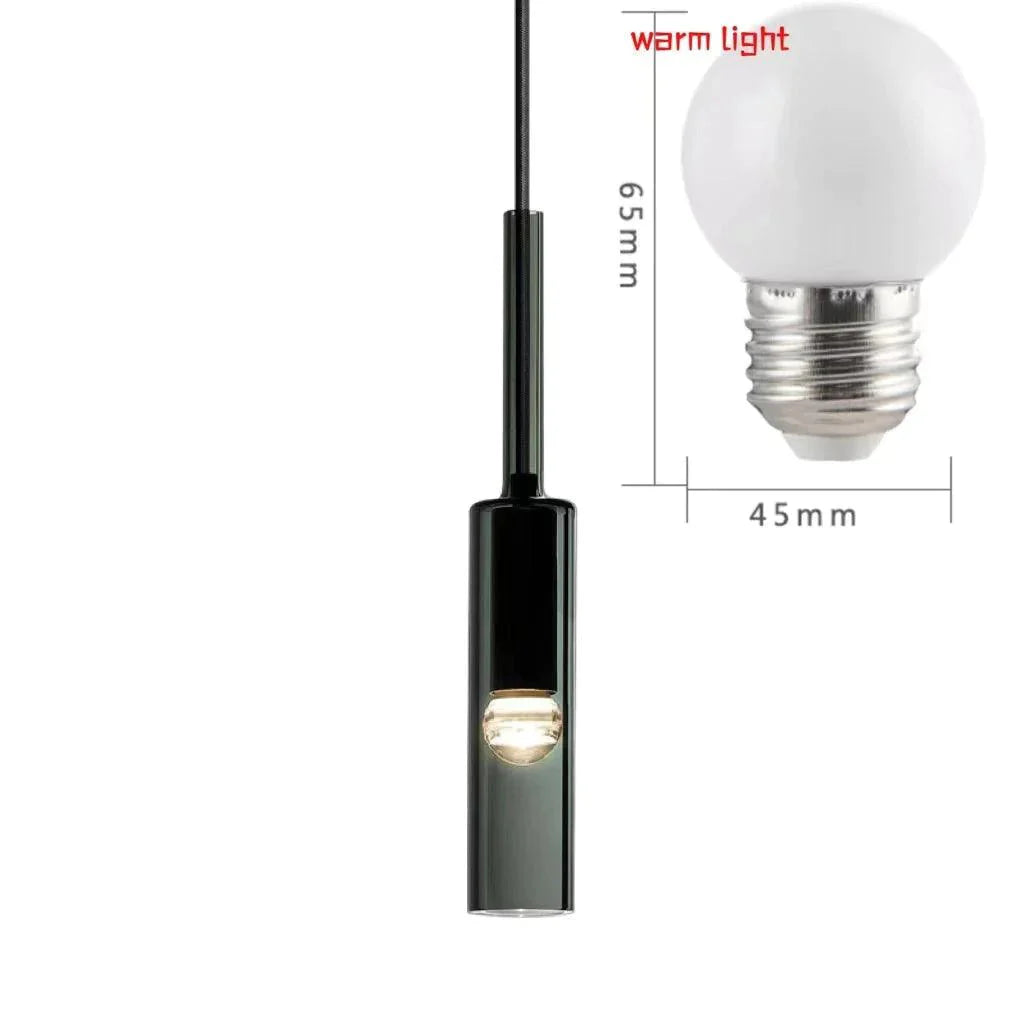 Luminaire Suspension verre transparent et métal – Référence : Ilaris2748-Luminaire Suspendu - Nexa Lights