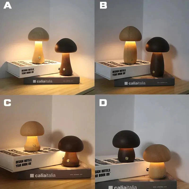 Luminaire de chevet motif Champignon – Référence : Zélie4871- - Nexa Lights