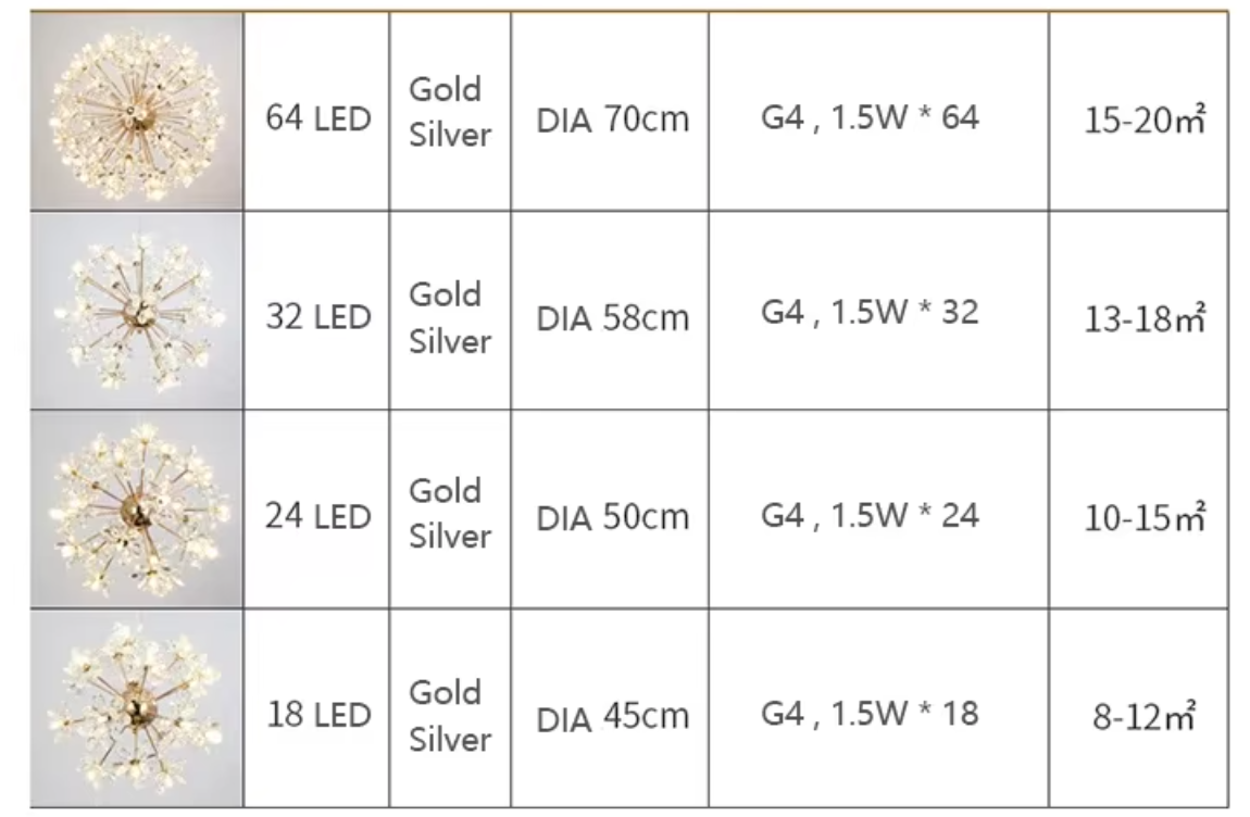 Luminaire Suspension design contemporain en cristal – Référence : Alix4723-ILLUMEEN.COM