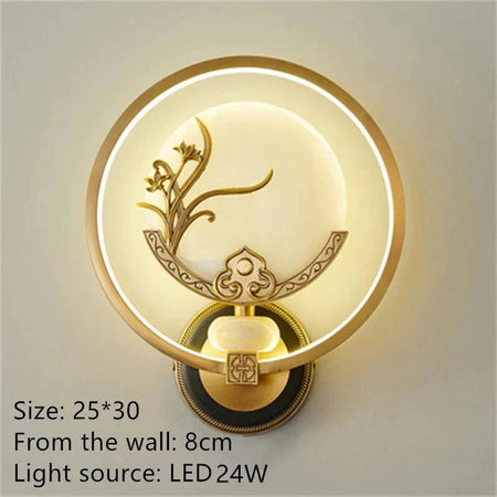 Luminaire Applique Murale design artistique avec motifs sculptés – Référence : Cléo5274-ILLUMEEN.COM