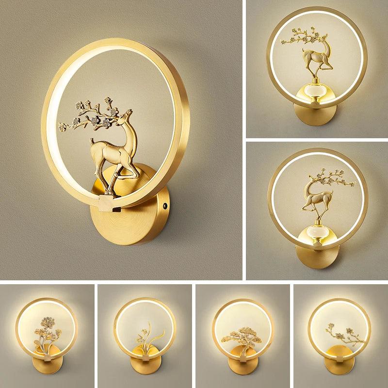 Luminaire Applique Murale design artistique avec motifs sculptés – Référence : Cléo5274-ILLUMEEN.COM