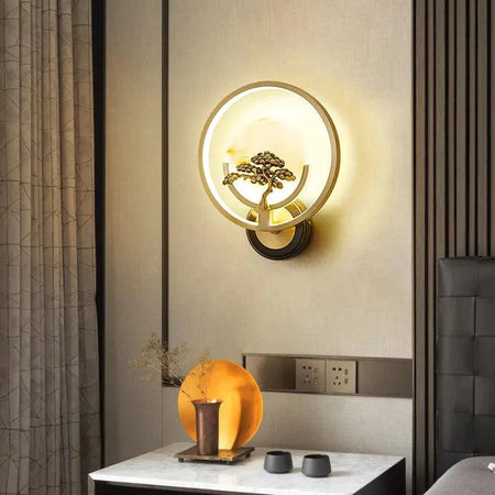 Luminaire Applique Murale design artistique avec motifs sculptés – Référence : Cléo5274-ILLUMEEN.COM