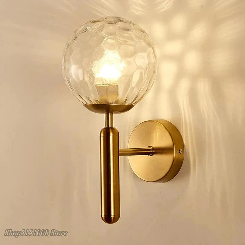 Luminaire Applique Murale globe moderne en métal et verre chic – Référence : Éliot5273-ILLUMEEN.COM
