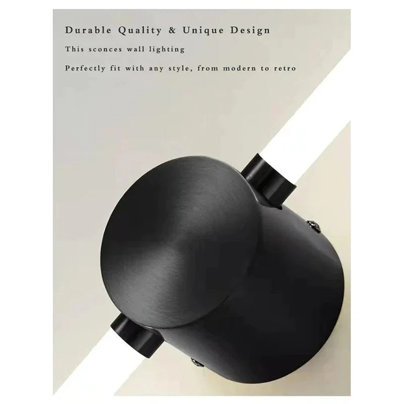 Luminaire Applique Murale style industriel noir – Référence : Éloïse7125-ILLUMEEN.COM