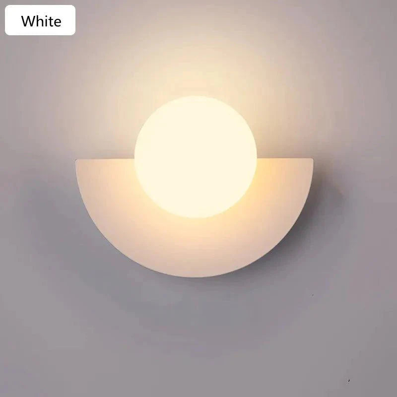 Luminaire Applique Murale verre transparent plaqué de couleur – Référence : Eléa7381-ILLUMEEN.COM