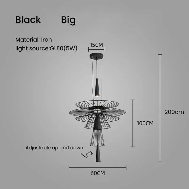 Luminaire Suspension style unique en métal – Référence : Marisol4728-ILLUMEEN.COM