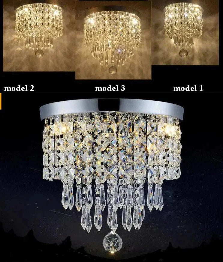 Luminaire Plafonnier design élégant en cristal – Référence : Maelis4821-ILLUMEEN.COM