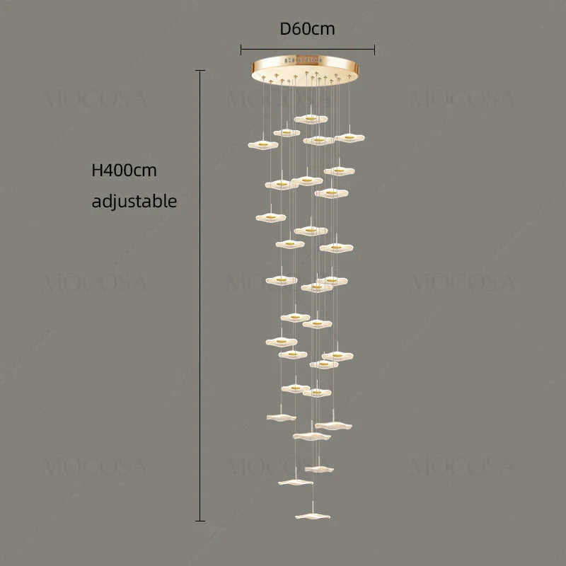Luminaire Suspension finition brillante argentée – Référence : Vesper2198-ILLUMEEN.COM
