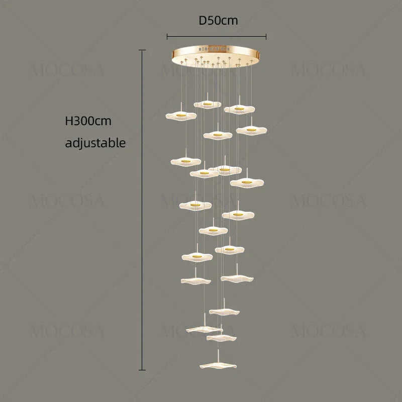 Luminaire Suspension finition brillante argentée – Référence : Vesper2198-ILLUMEEN.COM