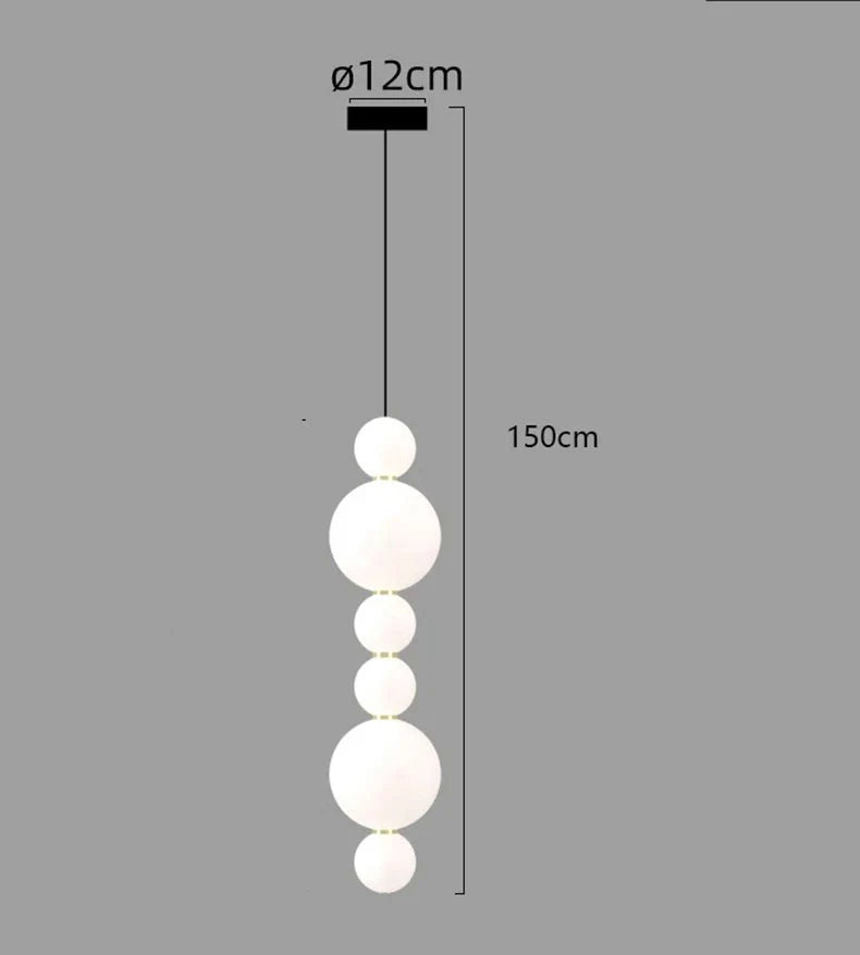 Luminaire Suspension design contemporain blanc – Référence : Aelina4723-ILLUMEEN.COM