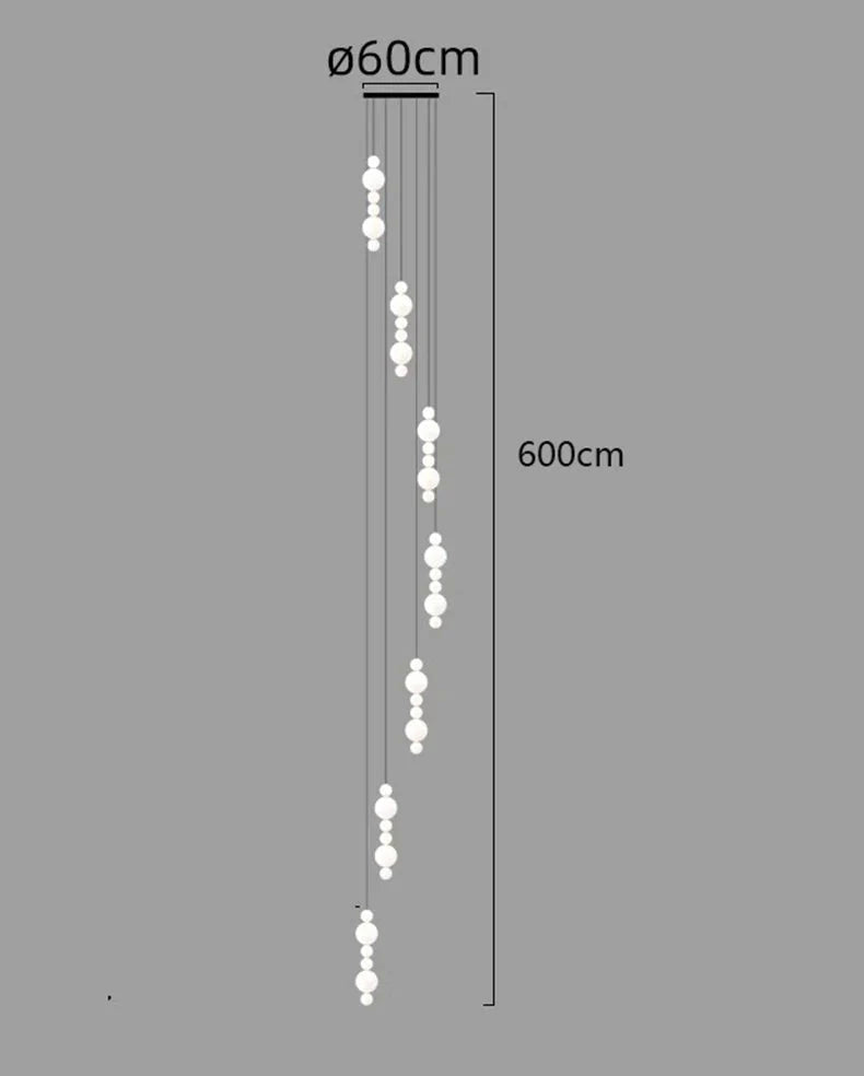 Luminaire Suspension design contemporain blanc – Référence : Aelina4723-ILLUMEEN.COM