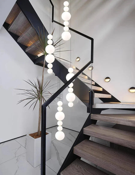 Luminaire Suspension design contemporain blanc – Référence : Aelina4723-ILLUMEEN.COM