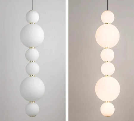 Luminaire Suspension design contemporain blanc – Référence : Aelina4723-ILLUMEEN.COM