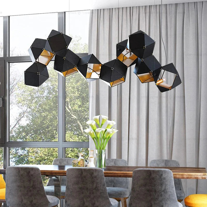 Luminaire Suspension design contemporain en métal – Référence : Arvel6293-ILLUMEEN.COM