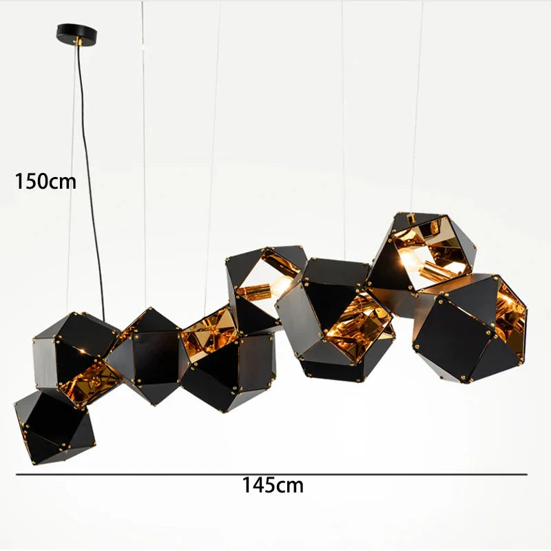 Luminaire Suspension design contemporain en métal – Référence : Arvel6293-ILLUMEEN.COM