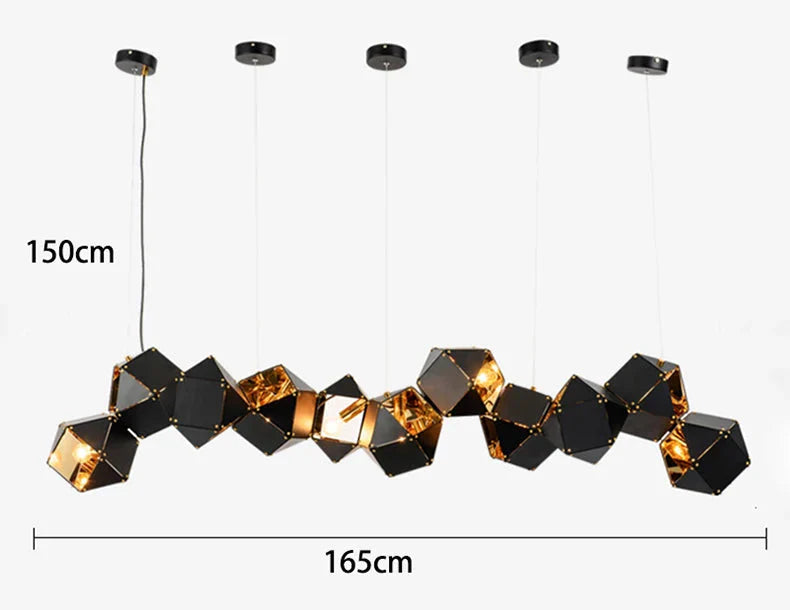 Luminaire Suspension design contemporain en métal – Référence : Arvel6293-ILLUMEEN.COM