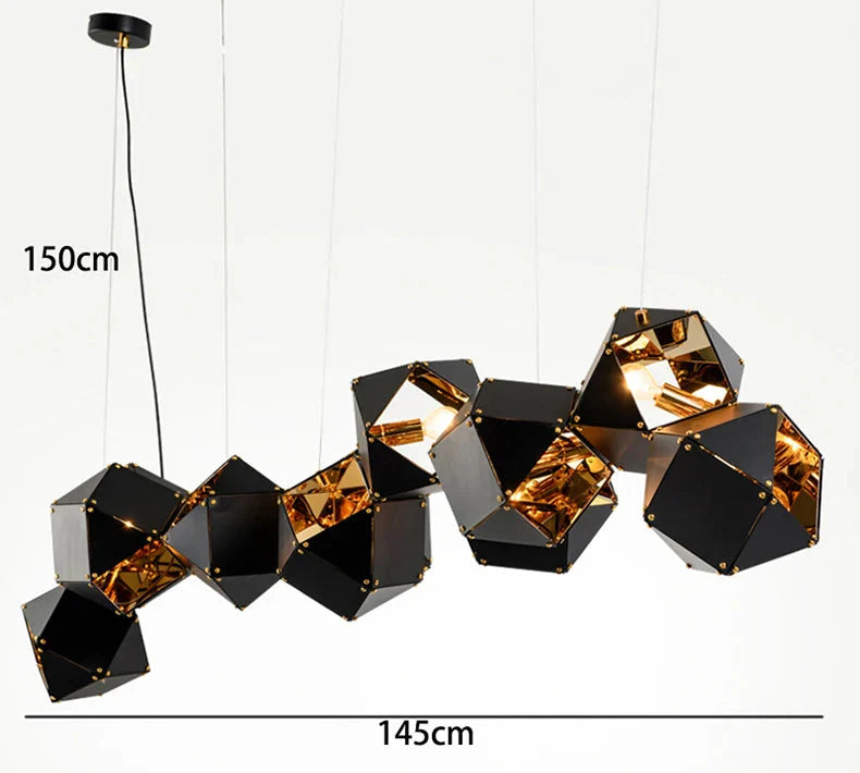 Luminaire Suspension design contemporain en métal – Référence : Arvel6293-ILLUMEEN.COM