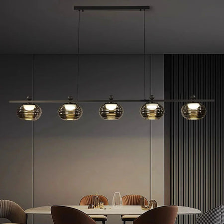 Luminaire Suspension design unique en verre – Référence : Nélio7314-ILLUMEEN.COM
