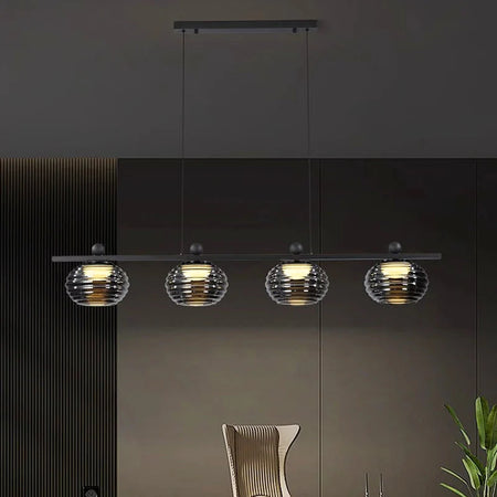 Luminaire Suspension design unique en verre – Référence : Nélio7314-ILLUMEEN.COM