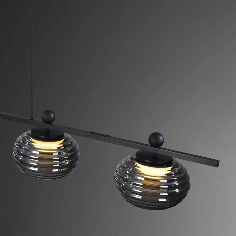 Luminaire Suspension design unique en verre – Référence : Nélio7314-ILLUMEEN.COM