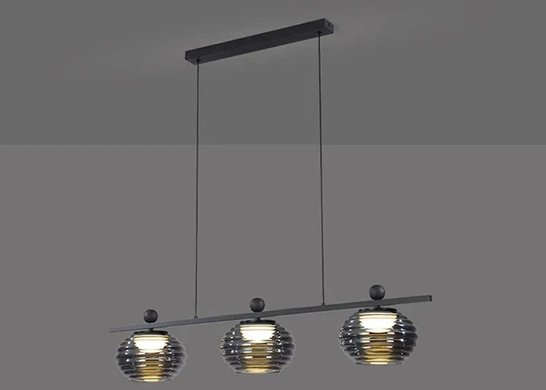 Luminaire Suspension design unique en verre – Référence : Nélio7314-ILLUMEEN.COM