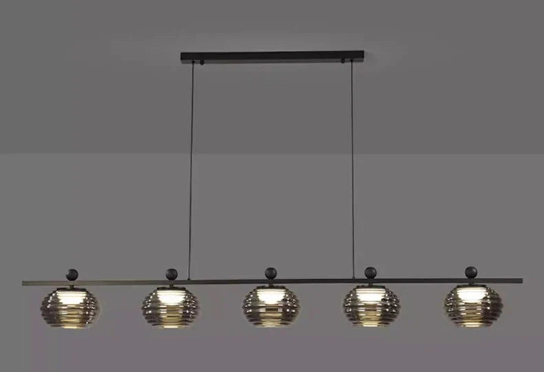 Luminaire Suspension design unique en verre – Référence : Nélio7314-ILLUMEEN.COM