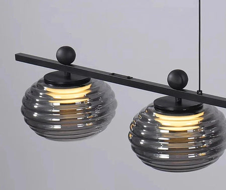 Luminaire Suspension design unique en verre – Référence : Nélio7314-ILLUMEEN.COM