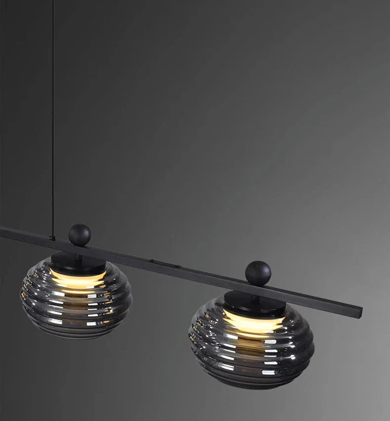 Luminaire Suspension design unique en verre – Référence : Nélio7314-ILLUMEEN.COM