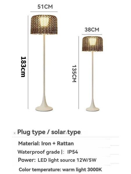 Luminaire Extérieur solaire autonome – Référence : Cléo7294-ILLUMEEN.COM