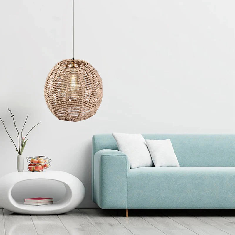 Luminaire Abat-Jour texture naturelle – Référence : Aurélien-ILLUMEEN.COM