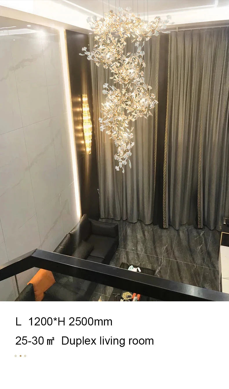 Luminaire Lustre design nordique en cristal – Référence : Elysia3857-ILLUMEEN.COM