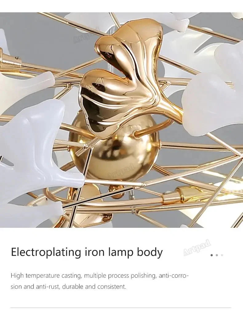 Luminaire Lustre design nordique en cristal – Référence : Elysia3857-ILLUMEEN.COM