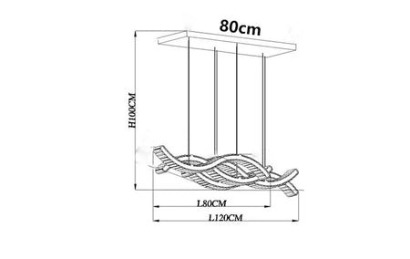 Luminaire Suspension design contemporain en cristal – Référence : Maélys4723-ILLUMEEN.COM