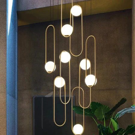 Luminaire Suspension design contemporain en métal – Référence : Aurelien5723-ILLUMEEN.COM