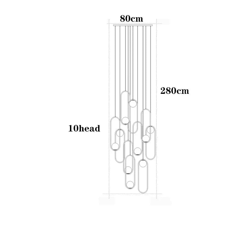 Luminaire Suspension design contemporain en métal – Référence : Aurelien5723-ILLUMEEN.COM