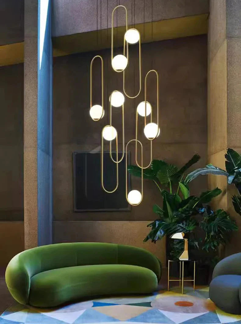 Luminaire Suspension design contemporain en métal – Référence : Aurelien5723-ILLUMEEN.COM