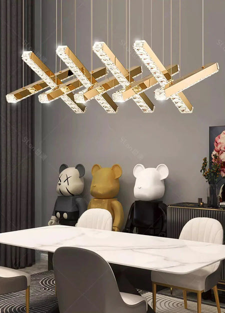 Luminaire Suspension finition brillante argentée – Référence : Olympe4263-ILLUMEEN.COM