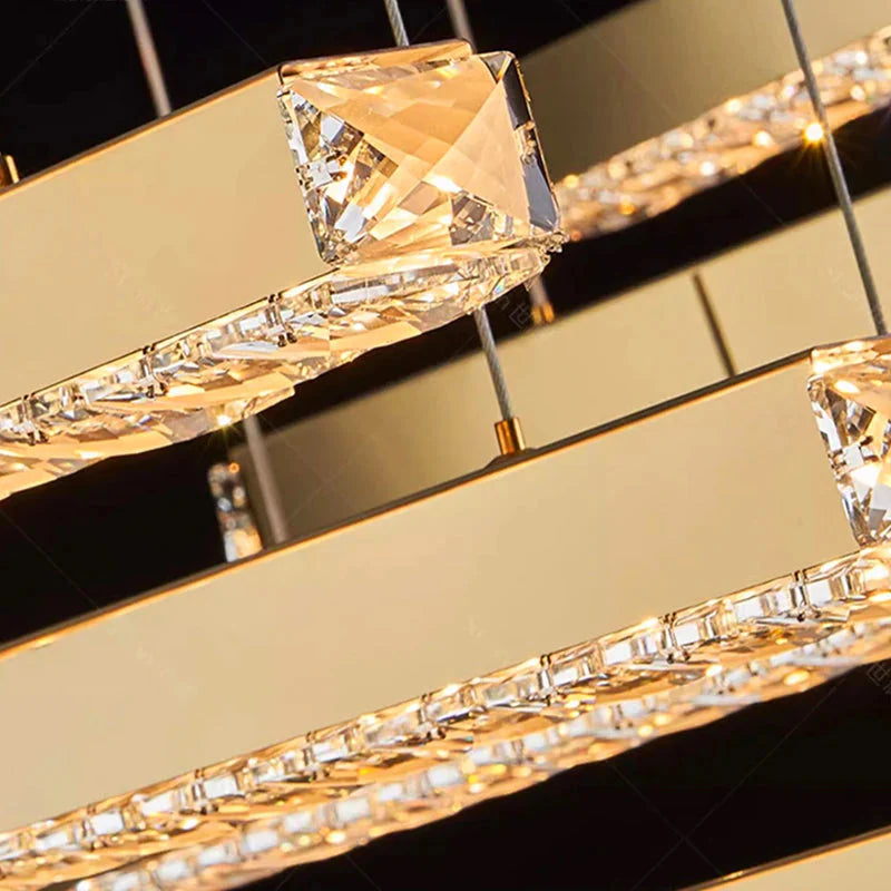 Luminaire Suspension finition brillante argentée – Référence : Olympe4263-ILLUMEEN.COM