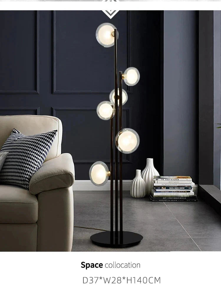 Luminaire Lampadaire design nordique élégant – Référence : Alaric1234-ILLUMEEN.COM