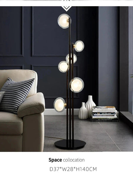 Luminaire Lampadaire design nordique élégant – Référence : Alaric1234-ILLUMEEN.COM