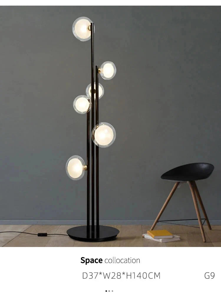 Luminaire Lampadaire design nordique élégant – Référence : Alaric1234-ILLUMEEN.COM